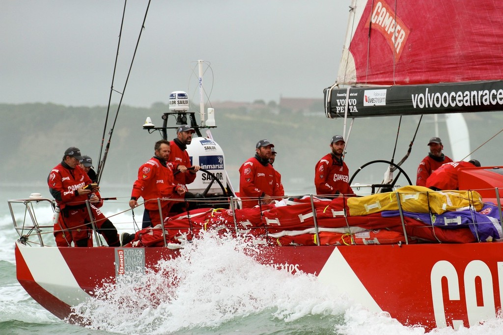 Volvo Ocean Race, Leg 4 Finish - Camper © Richard Gladwell www.photosport.co.nz